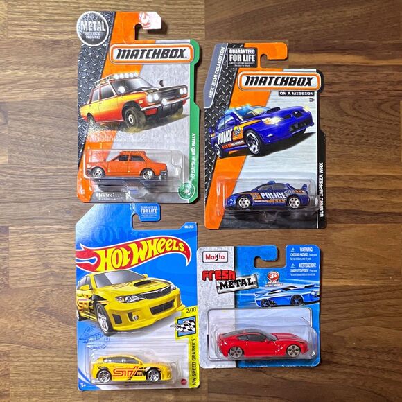 Hot Wheels Other - Lot of Hotwheels Matchbox 1:64 Diecast Subaru WRX STI Impreza and Others